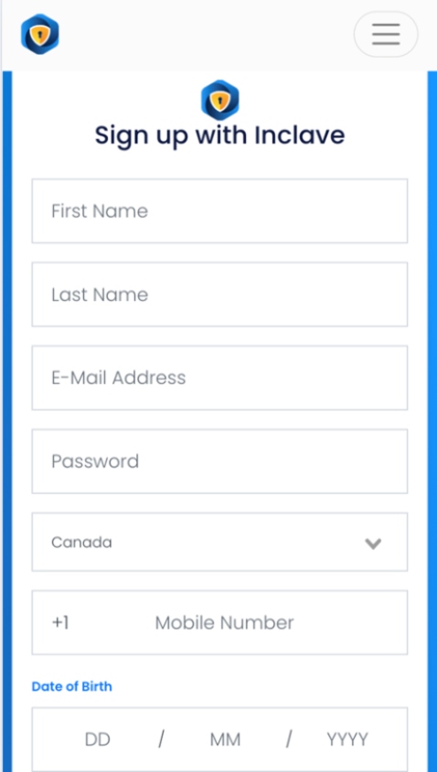 Sign up Inclave